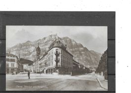 GL Glarus  Bahnhof und Burgstrasse