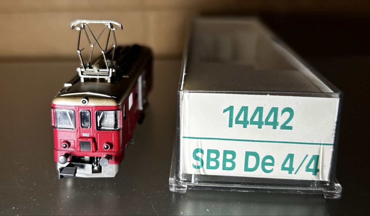 Modellini di ferrovie: Hochstrasser 14442 SBB De 4/4 Spur N – Usato da Salvenach venduto da Ricardo3280 1
