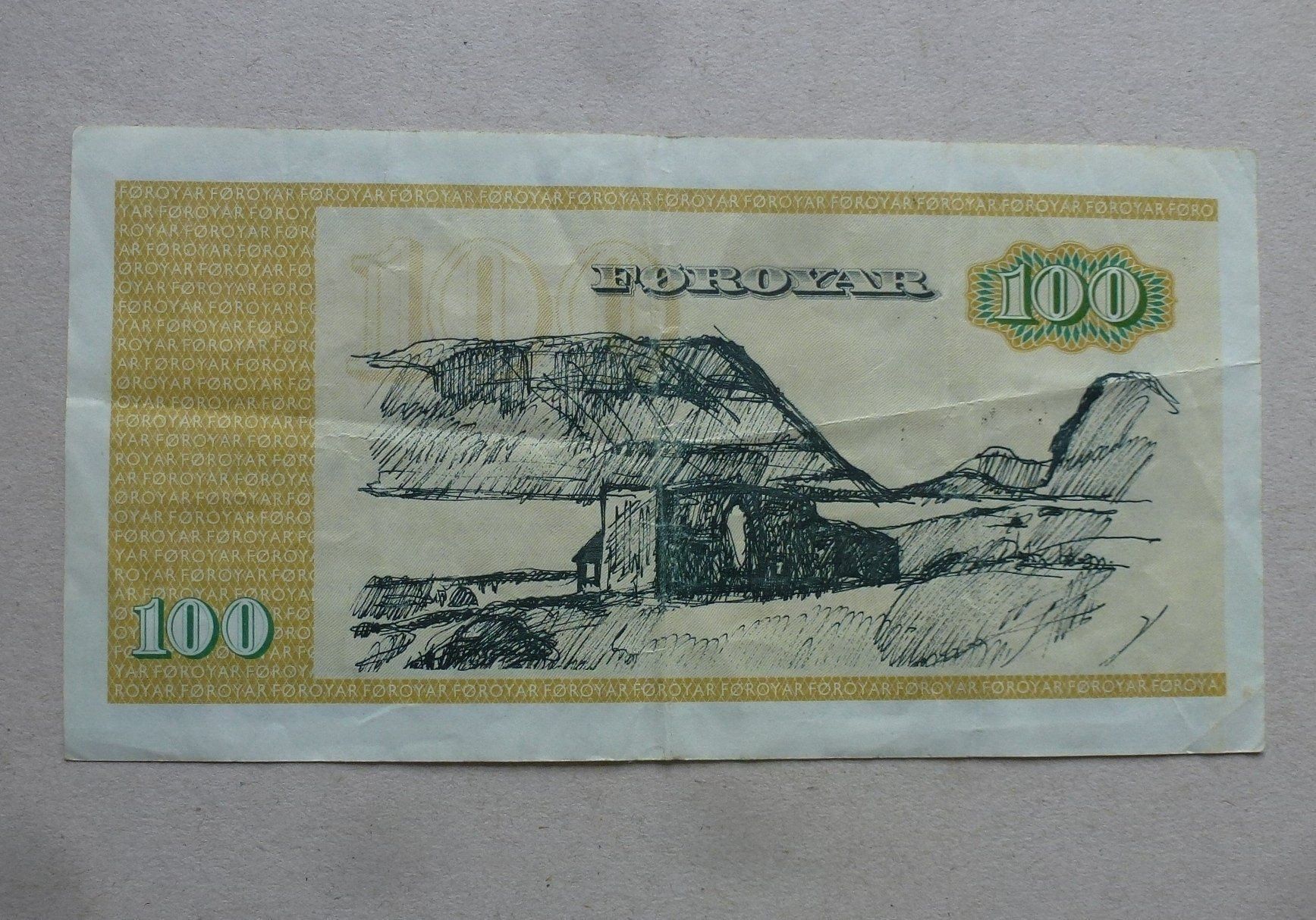 Billets de banque: Foroyar ++ 100 Kronen 12. April 1949 – D'occasion à Walkringen par Casablanca777 1