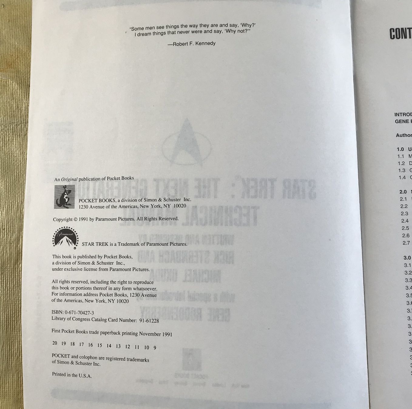 Libri: BUCH STARTREK TECHNICAL MANUEL 183 SEITEN – Usato da Ostermundigen venduto da wini63 1
