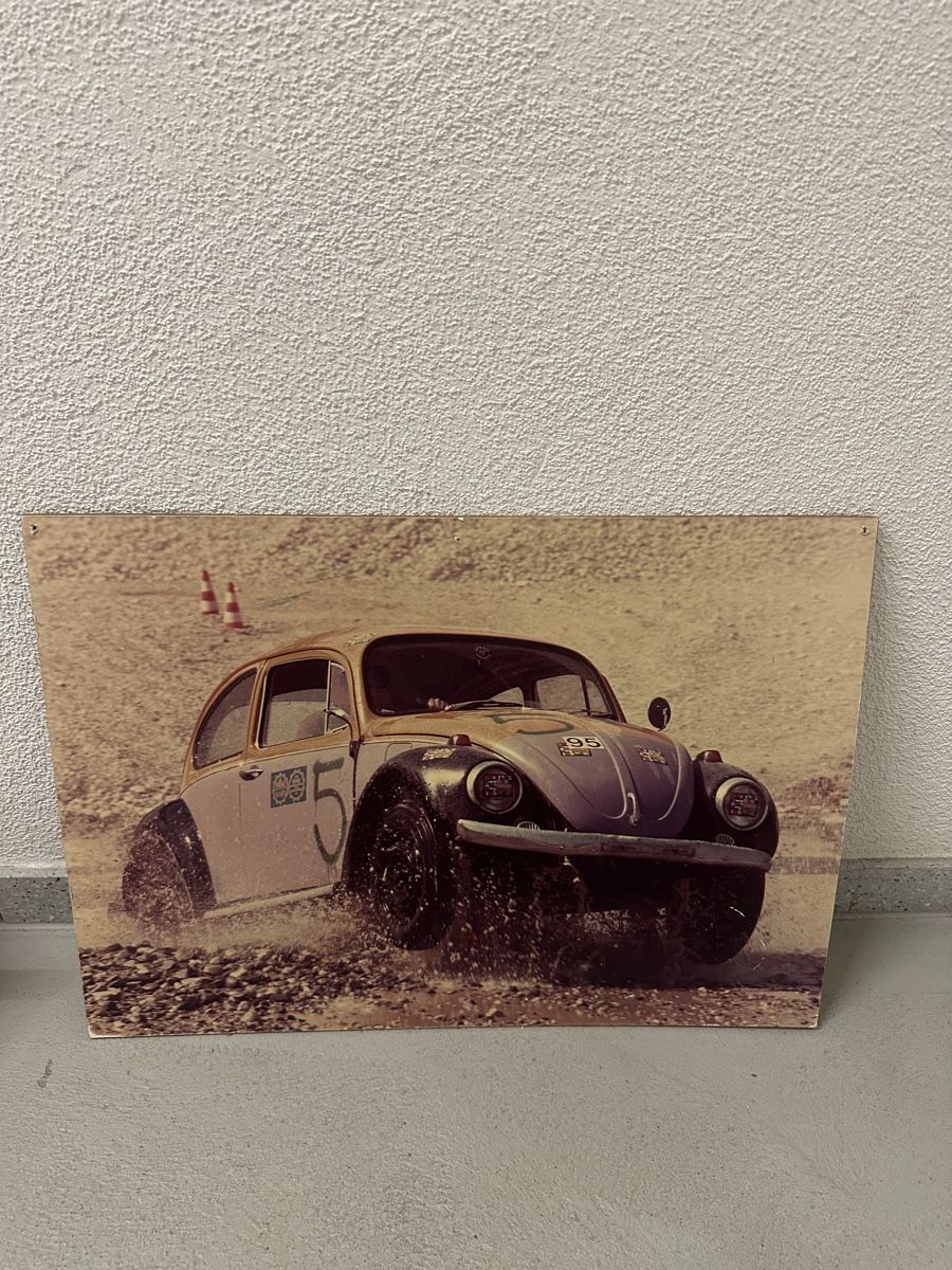 Poster & Bilder: VW Käfer Rally Bild auf Karton. – Gebraucht aus Zürich von Gazo_11
