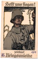Ansichtskarte Militär 1. Weltkrieg Kreigsanleihe