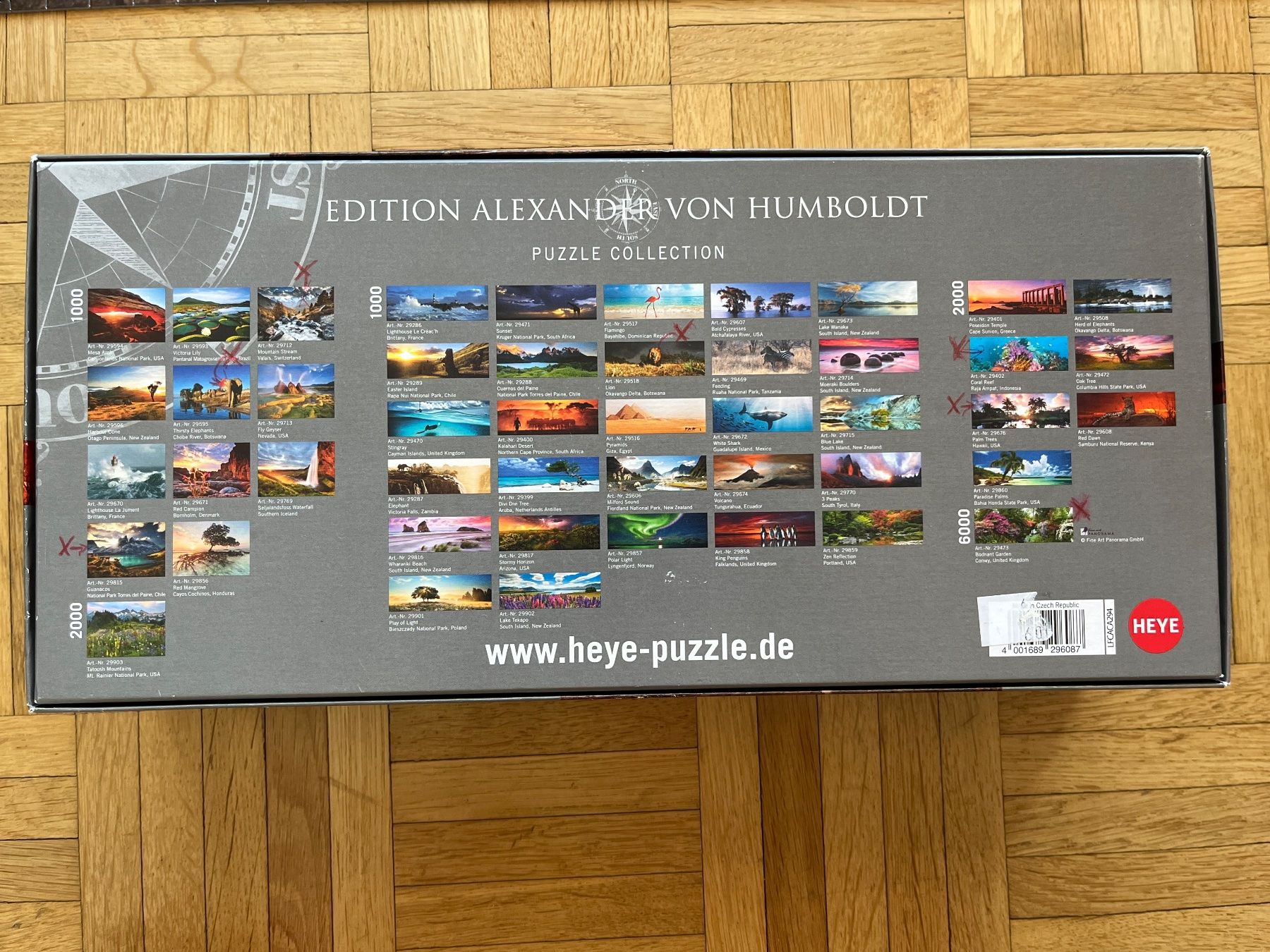 Heye Puzzle: Panorama Puzzle Leopard 2000 Teile - Edition Humboldt – Usato da Zürich venduto da Gurkis 2