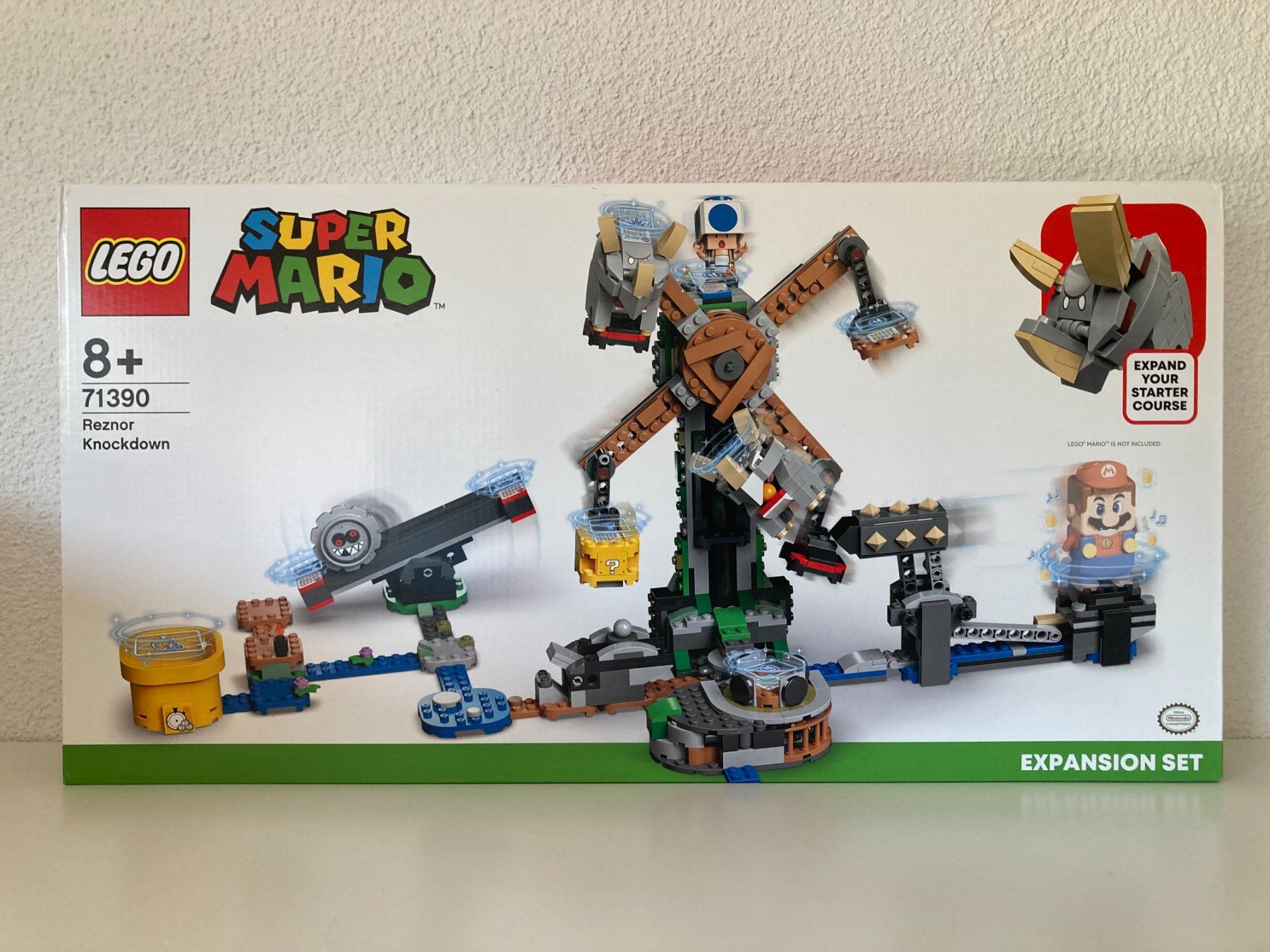 Lego Giocattoli: Lego Super Mario 71390 Reznor Knockdown – Nuovo e nell'imballaggio originale da Beringen venduto da pkr_z622