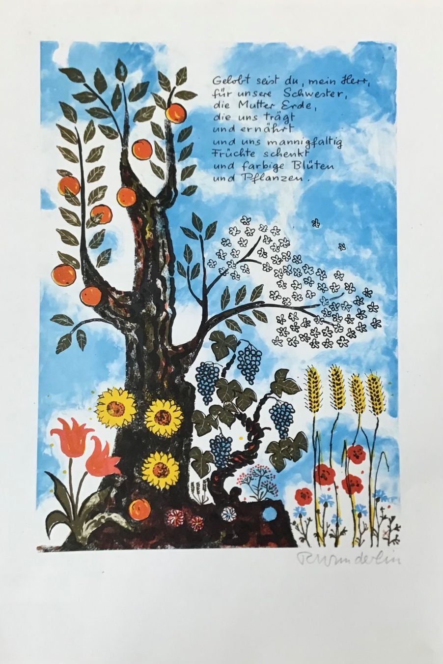 Grafiken & Lithographien: 4x Rudolf WUNDERLIN Lithographien Handsigniert – Gebraucht aus Gersau von grafik-kunst 1