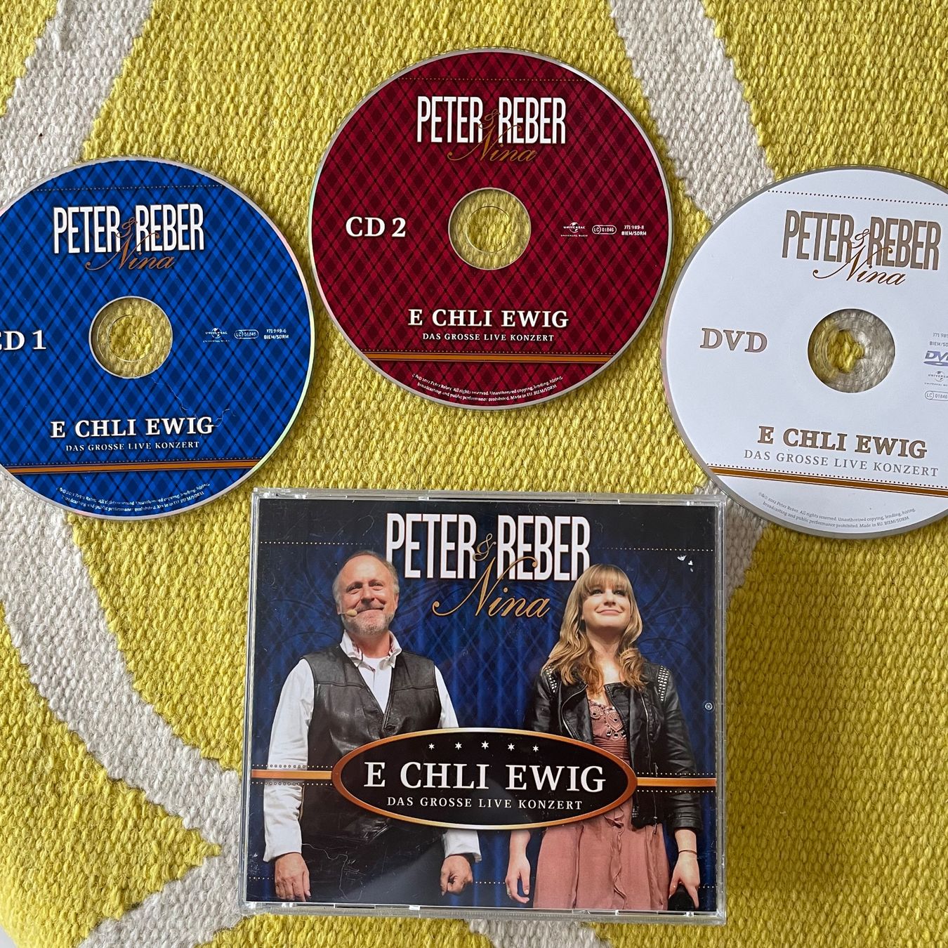 CD: PETER REBER&NINA-2CD+DVD E CHLI EWIG – Usato da Rorschacherberg venduto da CD-Roli