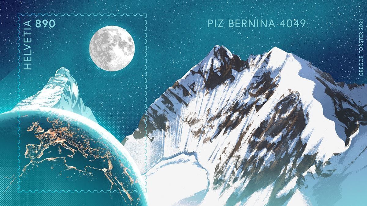 Tutti i francobolli: Swiss Crypto Stamp Token ID 3 Piz Bernin – Nuovo (secondo la descrizione) da Emmen venduto da Aribini