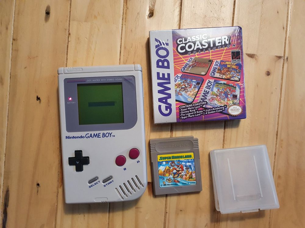 Gameboy Classic Top Zustand mit Super Mario + gratis Coaster (Gebraucht ...