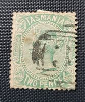 Australische Staaten - Tasmanien alte briefmarke