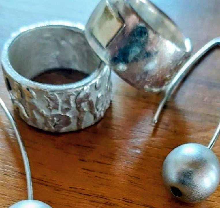 Ringe: bandringe silber eigenkreation - ohrhänger titan – Neu (gemäss Beschreibung) aus Winterthur von chimischimi 4