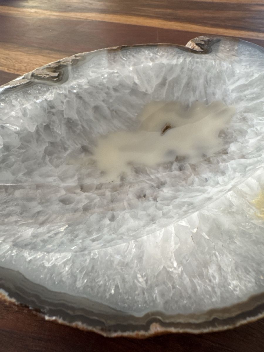 Toutes les décorations: Deko Schale aus einer Achat Geode – D'occasion à Zürich par L_Graf 1
