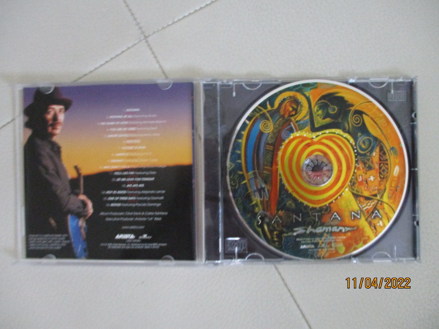 CD: Santana --  Shaman – Usato da Liestal venduto da Disc-Point 1