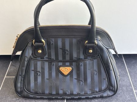 Handtasche Original Maison Mollerus Suisse Neuwertig Schwarz