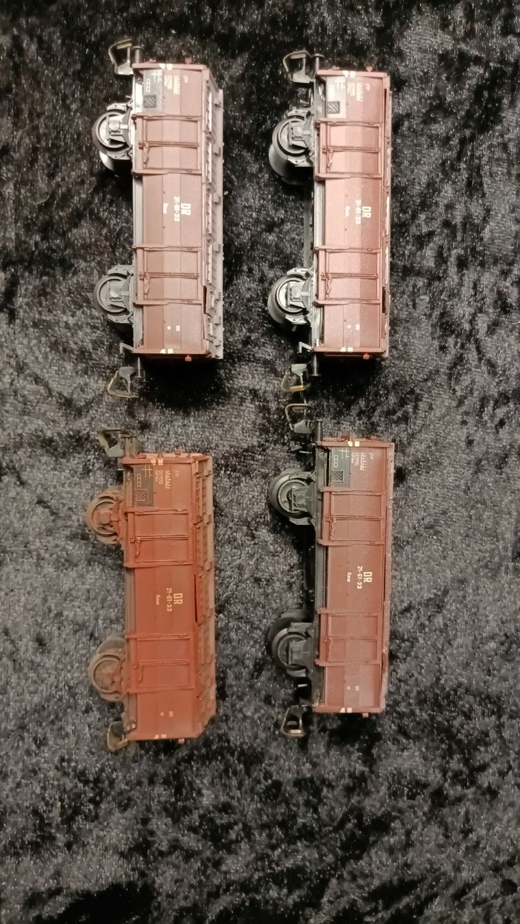 Modellini di ferrovie: Klappdeckelwagen Set – Usato da Conters venduto da dave_freak