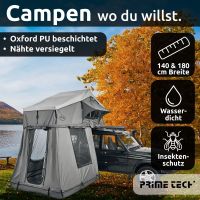 Auto-Dachzelt PrimeTech Extended L mit Vorzelt-320x140x130cm