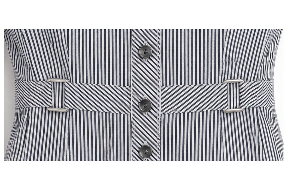 C&A Blusen: C&A Canda Black & White Striped Blouse – Neu (gemäss Beschreibung) aus Obfelden von sib_8l25 2