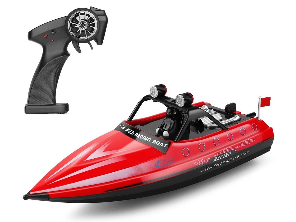 RC Rennboot Jet-Boot Racing Boat - rot - RTR-Set (Neu und ...
