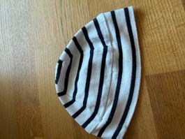 Baby Muetze geringelt Baumwolle