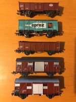 5x SBB Güterwagen