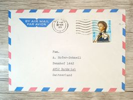 TR63 Enveloppe + Timbre Hong Kong 1971