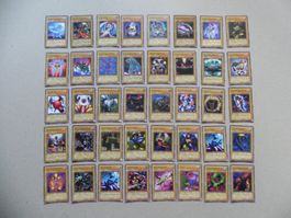 40 Yu-Gi-Oh! Sammelkarten DE 5 - 8 Sterne alle 1. Edition