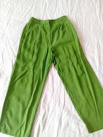 MNG Green Wide Leg Hose, Grösse 36