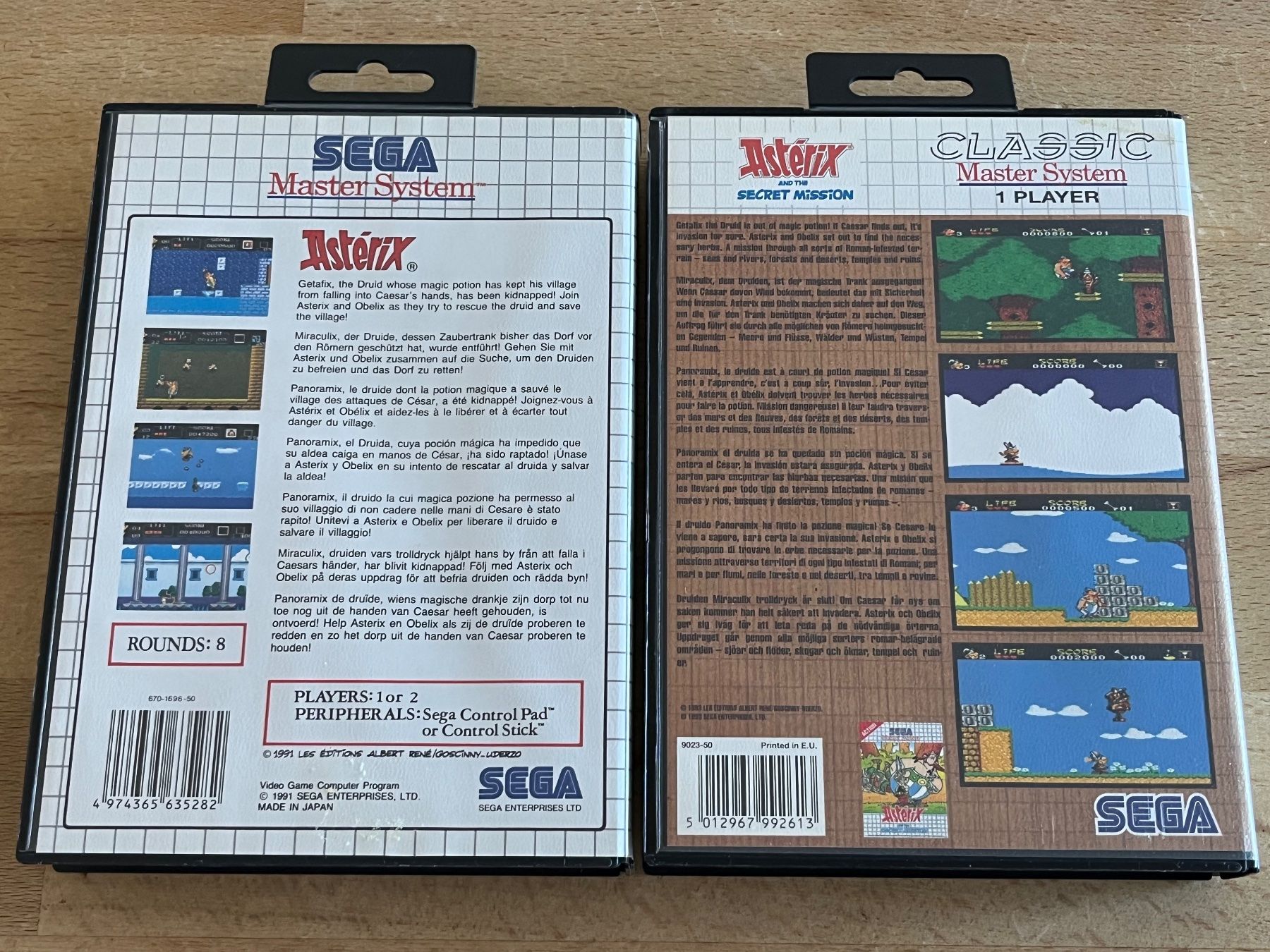 Sega Giochi: 2 Asterix Spiele für Sega Master System Konvolut Bundle – Usato da Thalwil venduto da ranx 2