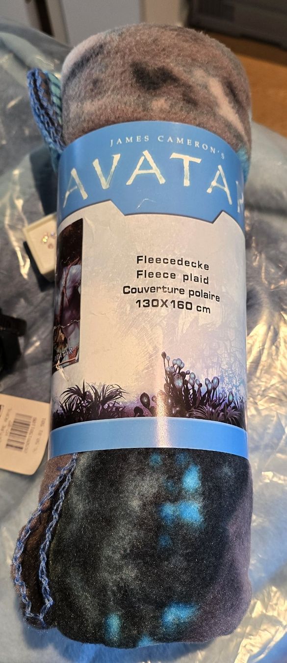Coperte: Avatar Fleecedecke, neu & originalverpackt, 130x160cm – Nuovo e nell'imballaggio originale da Winterthur venduto da Versus0 2