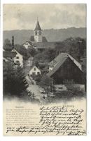 Kilchberg (ZH) Dorfpartie - Requiem von C. F. Meyer - 1904