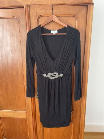 Schickes, kleines Schwarzes - Viskose Kleid