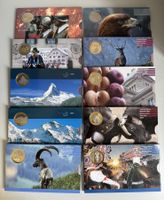 (1192) 10 x Münzsatz mit Hülle, orig. Stgl ab 2002 - 2013