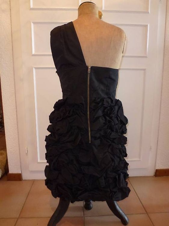Vintage Robe en satin USA T36_3 3
