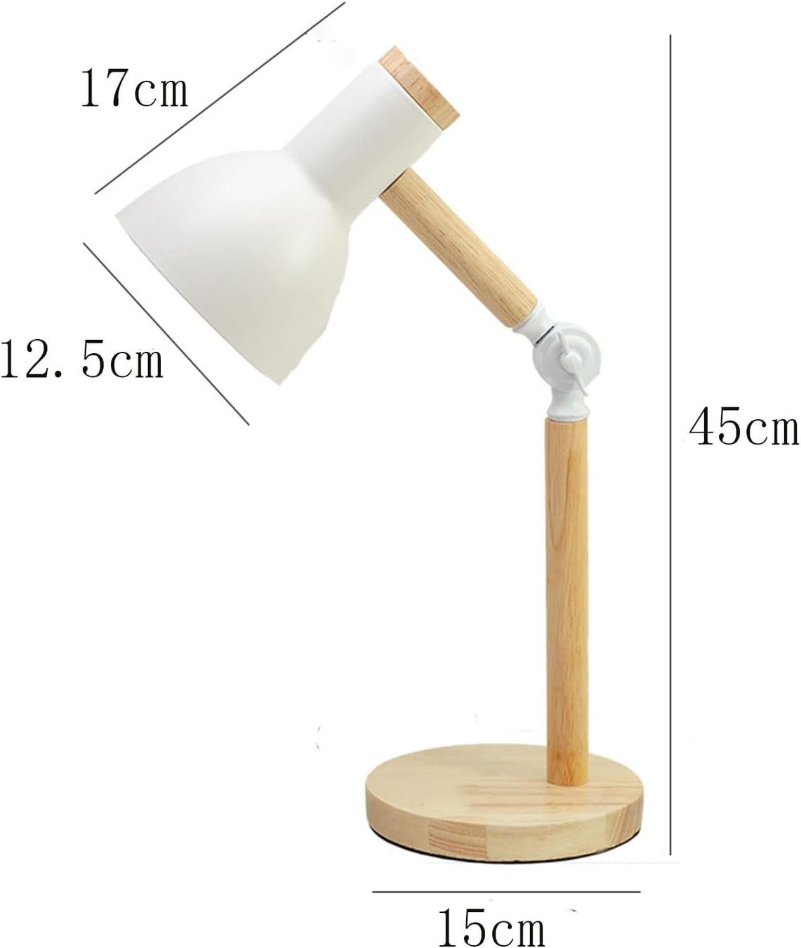 Lampade: Einstellbare Holz Tischlampe – Nuovo e nell'imballaggio originale da Geneve venduto da Titi2008 1