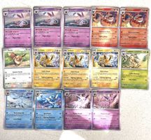 Eeveelutions Lot, 2x reverse, 12x holo, NM