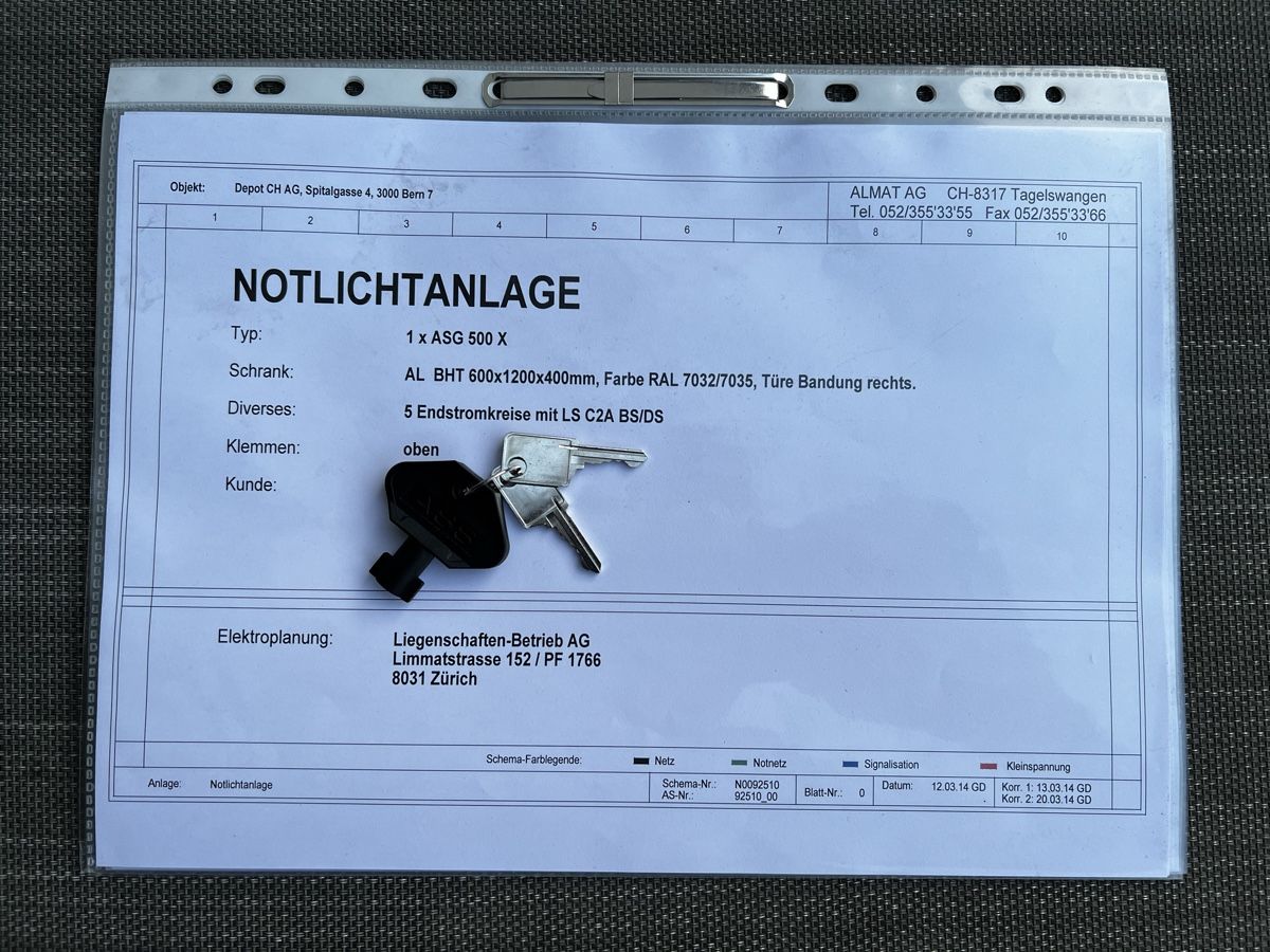 Wechselrichter: Notlichtanlage ASG 500 X – Gebraucht aus Rothrist von Gleitig 7