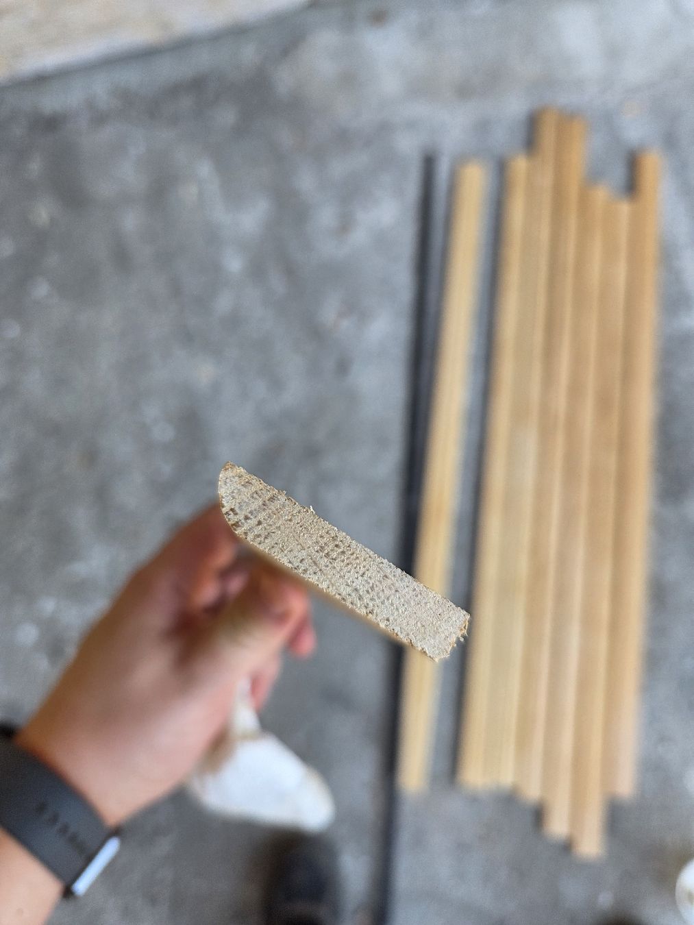 Articoli in legno: Eiche Sockellesiten massiv 40x8mm länge ca 100cm – Nuovo e nell'imballaggio originale da Muttenz venduto da Candro99 5