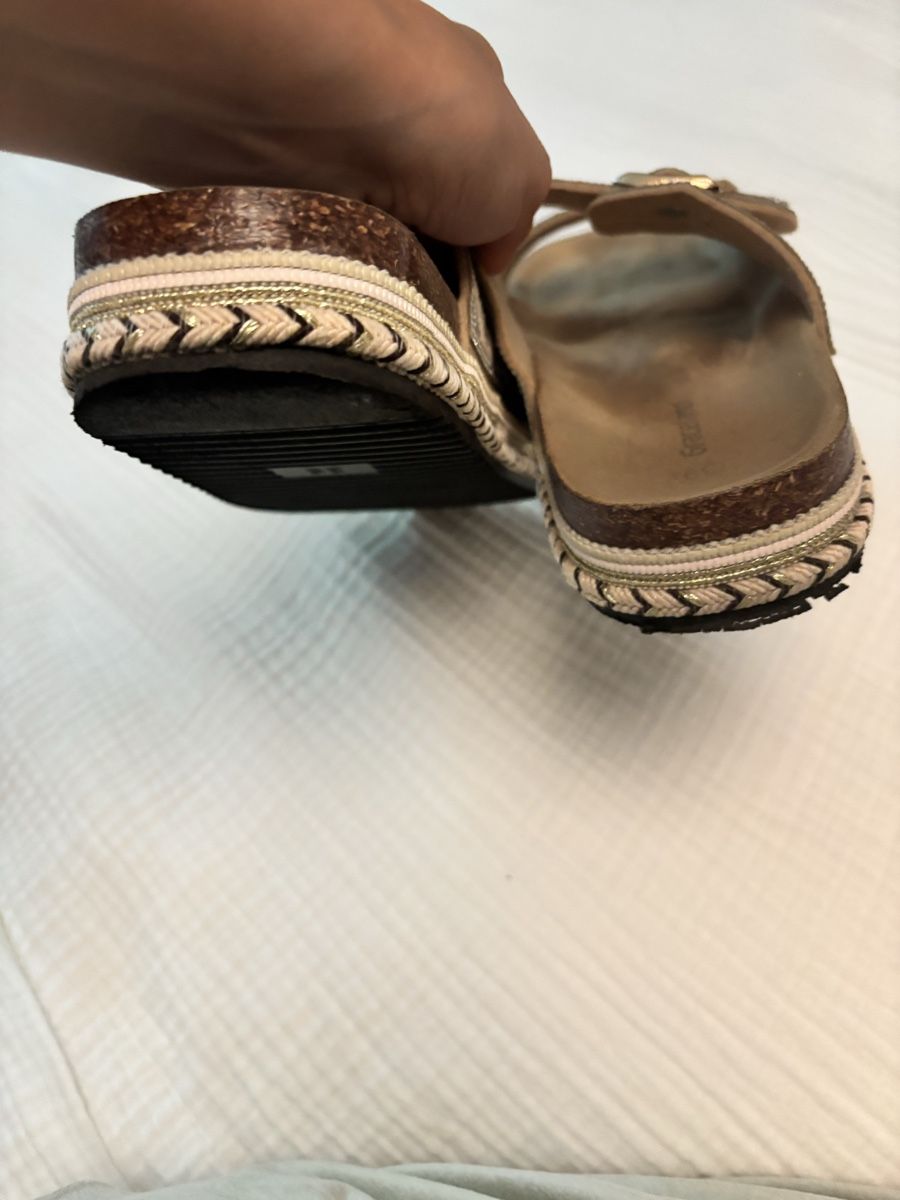 Graceland Scarpe da donna: Sandale Gr. 39 Damen mit Perlen besetzt / glitzert  – Usato da St. Gallen venduto da heartbug 6