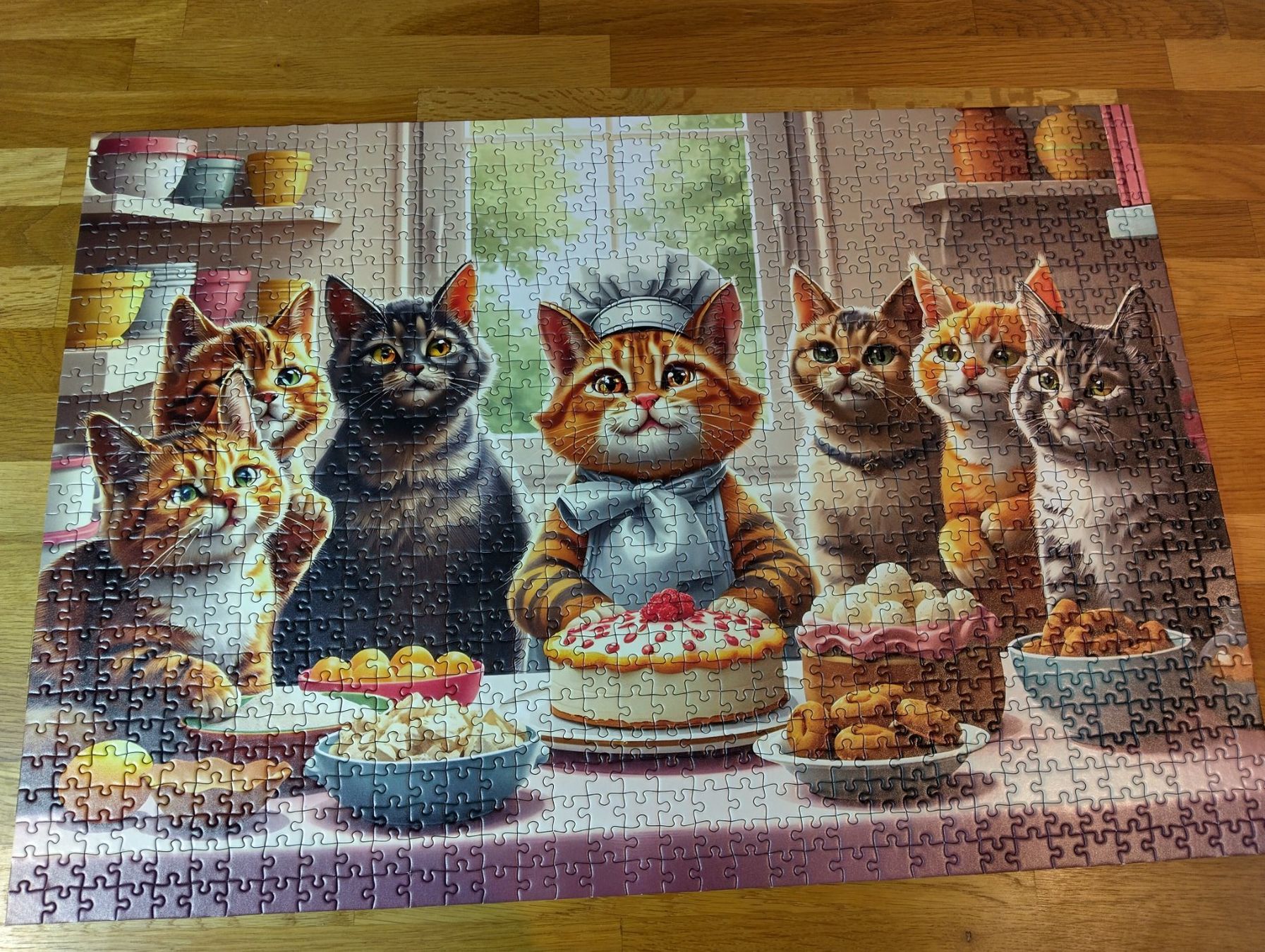 Puzzle: 1000er Puzzle, Alipson, Katzen beim Backen – Nuovo (secondo la descrizione) da Full-Reuenthal venduto da Ilor0309 1