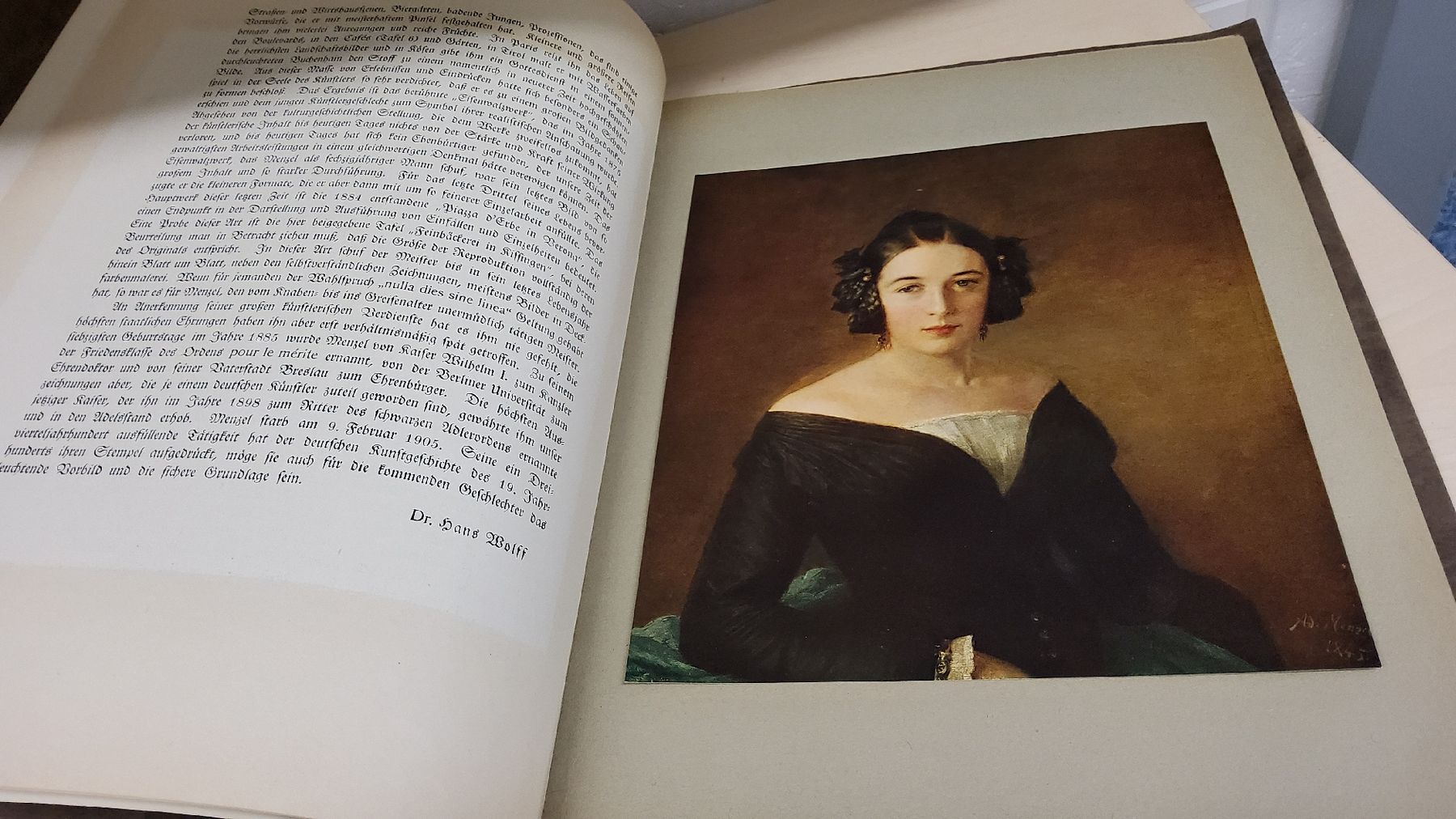 Libri: Menzel - Kunstmappe - Farbige Wiedergaben seiner Bilder – Usato da Herisau venduto da Nluanalucas 3