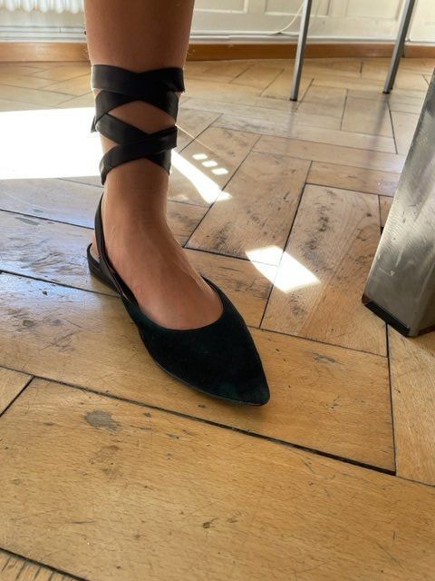 Scarpe da donna: Wildleder Sling-Pumps von "What for" Gr. 40 – Usato da St.Gallen venduto da NOVEMBER01