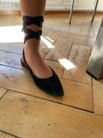Wildleder Sling-Pumps von "What for" Gr. 40