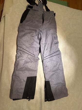 Peak Mountain Ski pants- teens - Size 16 - Grey & Black