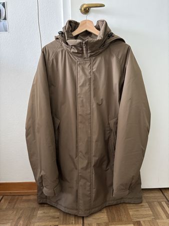 Uniqlo Herren Parka Grösse M, Khaki - Top Zustand
