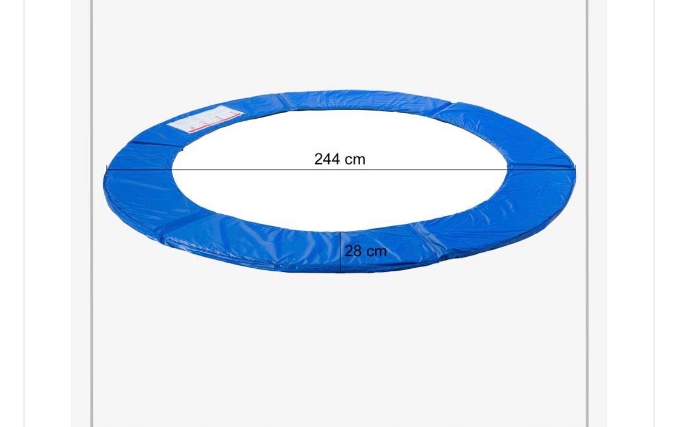 Trampolini: Trampolin Randabdeckung 244cm – Nuovo e nell'imballaggio originale da Amriswil venduto da JaJa-Express 5
