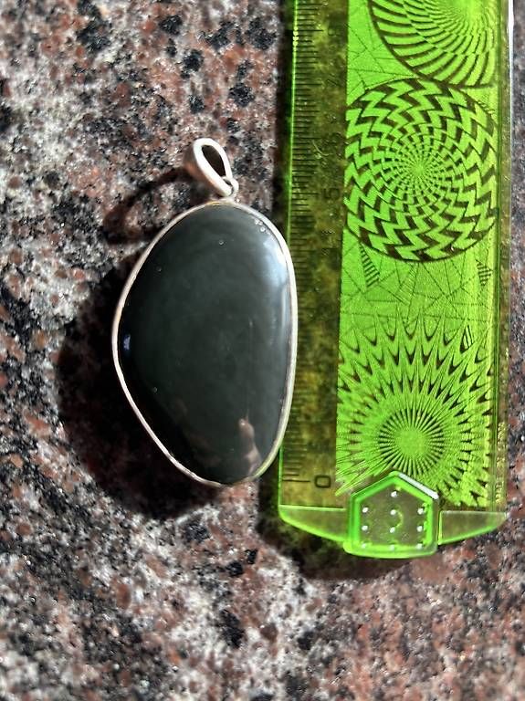 Anhänger: Grand pendentif obsidienne oeil céleste – Gebraucht aus Perroy von barballalla 2