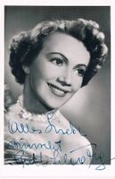 Gretl Schörg 1914-2006 Autogramm Vintage Foto 9x14cm