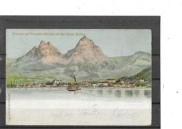 SZ Brunnen 1899 mit Mythen (Berggesichter)
