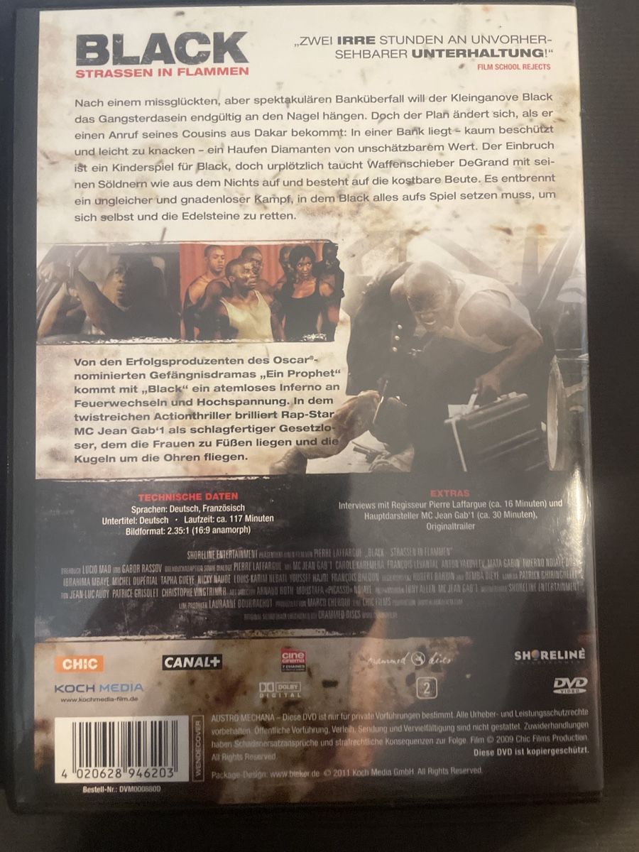 Alle DVDs: Black, Strassen in Flammen – Gebraucht aus Winterthur von machmaschine 1