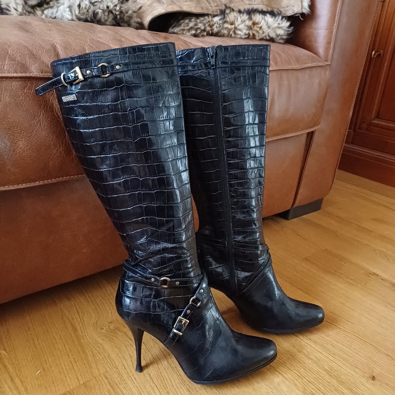 Damenschuhe: Bottes, 37,5 Exte, cuir – Gebraucht aus Boudry von JulieG13 2