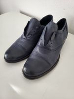Marco Damen Schuhe Gr.38 - neuwertig, Leder, dunkelblau
